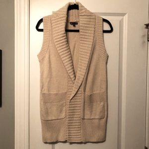 Women's Cream Sweater Vest